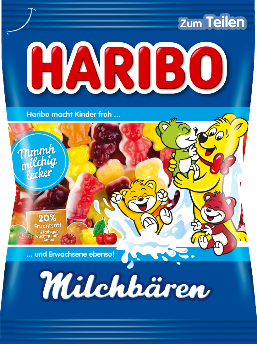 Beutel HARIBO Milchbären (175g)