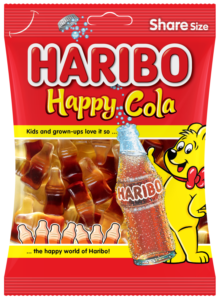 Bag of HARIBO Happy-Cola